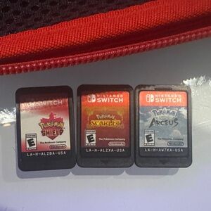 Nintendo Switch Pokémon Game Set - Shield/Scarlet/Arceus